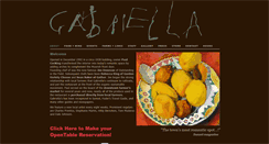 Desktop Screenshot of gabriellacafe.com