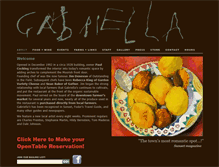 Tablet Screenshot of gabriellacafe.com